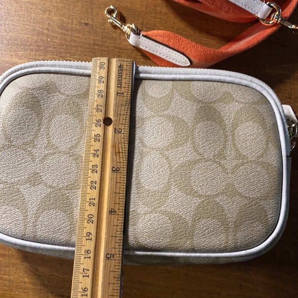 Coach Bunny & Stars Varsity Patch Crossbody Pouch - Picture 12 of 17